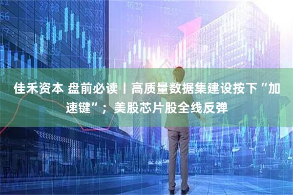 佳禾资本 盘前必读丨高质量数据集建设按下“加速键”；美股芯片股全线反弹