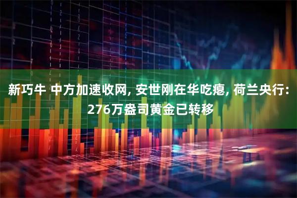 新巧牛 中方加速收网, 安世刚在华吃瘪, 荷兰央行: 276万盎司黄金已转移